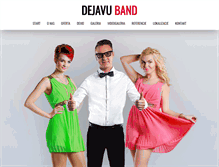 Tablet Screenshot of dejavu-band.pl